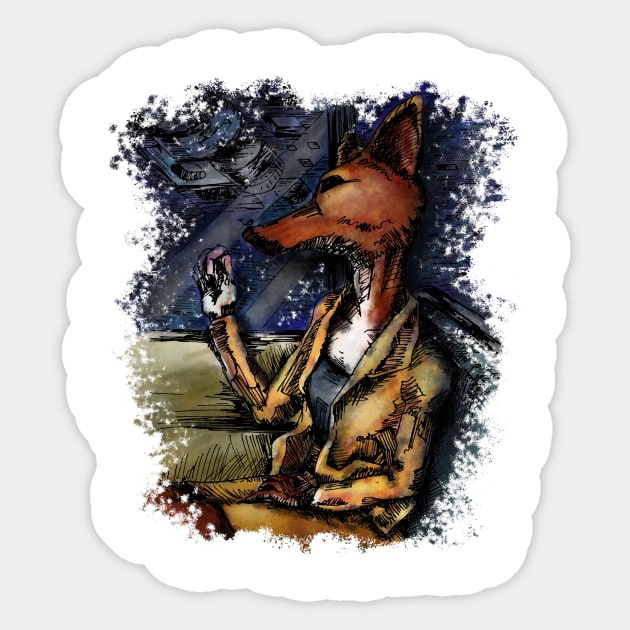 ColorFox Sticker by inkbug